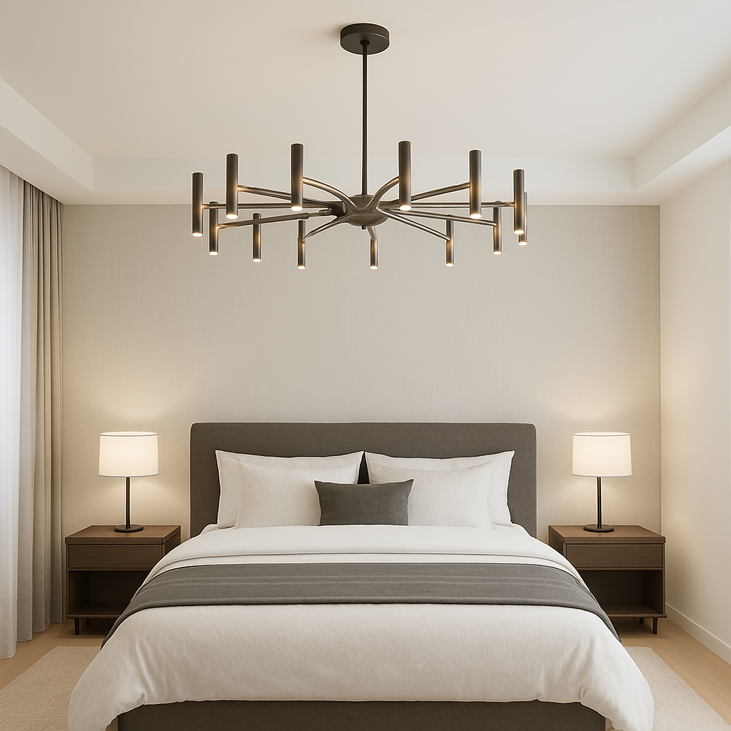 12 Heads Contemporary Chandelier