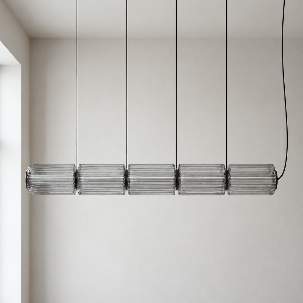 Cylinder Glass Pendant Lamp