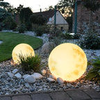 Garden Solar Powered Moon Lamp