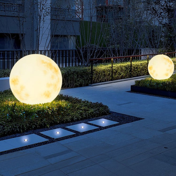 Garden Solar Powered Moon Lamp