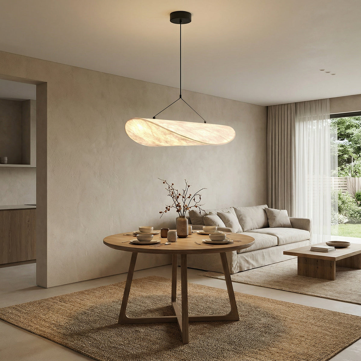 Japandi Pendant Light