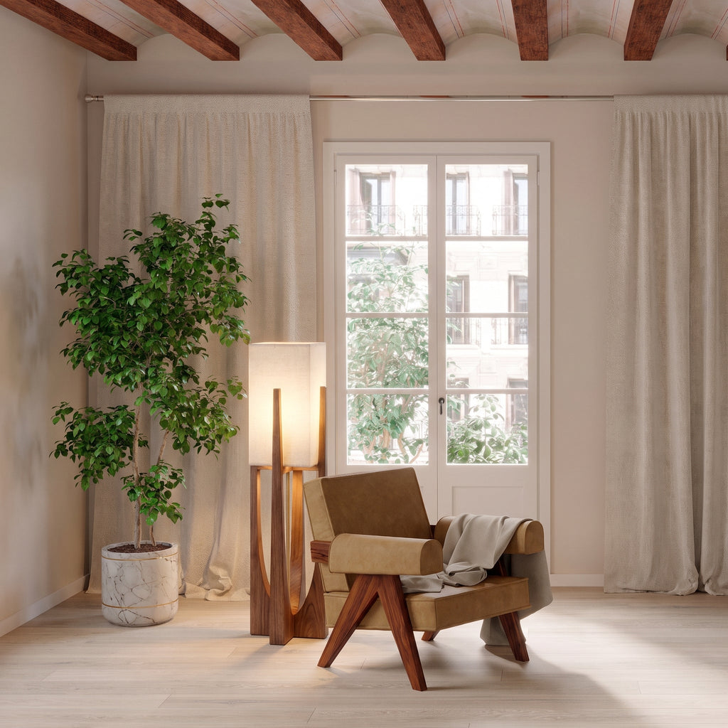 Japanese Style Wabi Sabi Floor Lamp