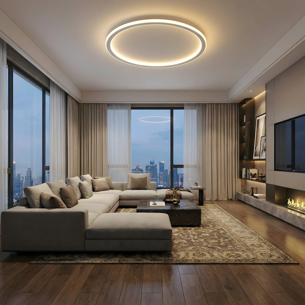 Lumenbourne Globe Scandinavian Round Ceiling Light