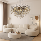 Raindrop Black Chandelier