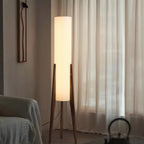 Solid Walnut Floor Lamp