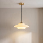 Milky White Glass Pendant Light